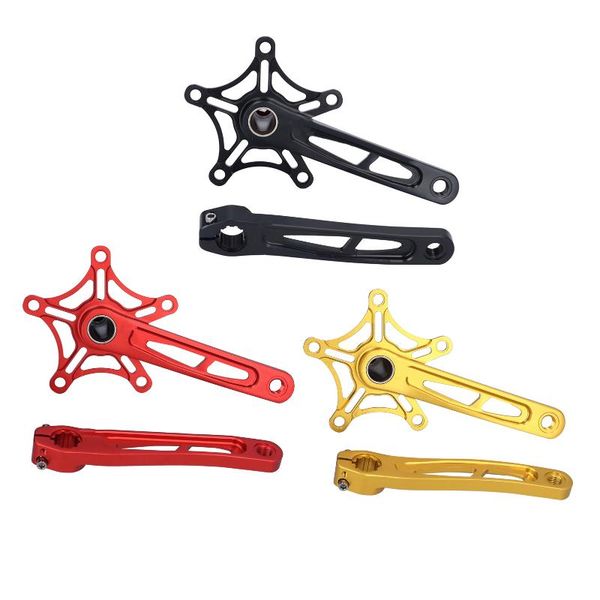 

bike heels & chainwheels crank chainwheel bicycle crankset folding road ultralight square hole aluminum alloy 130 bcd