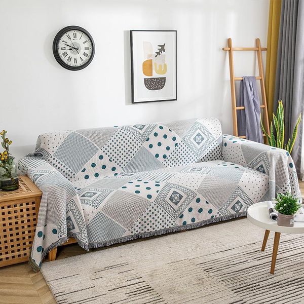 

blankets american rectangle sofa towel blanket knitted cover dust one multi-purpose