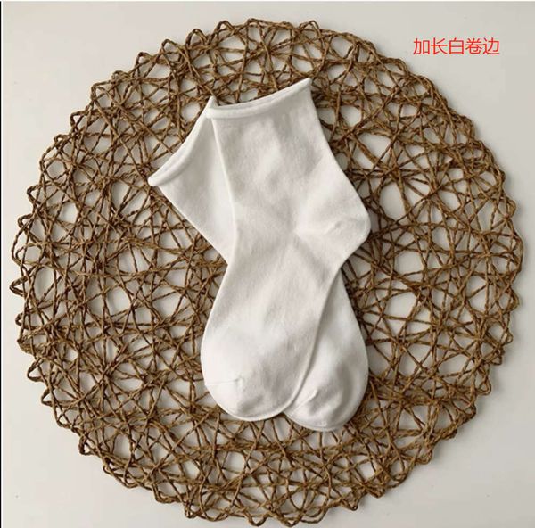 

curling short pure cotton white control autumn winter fashion, Black;white