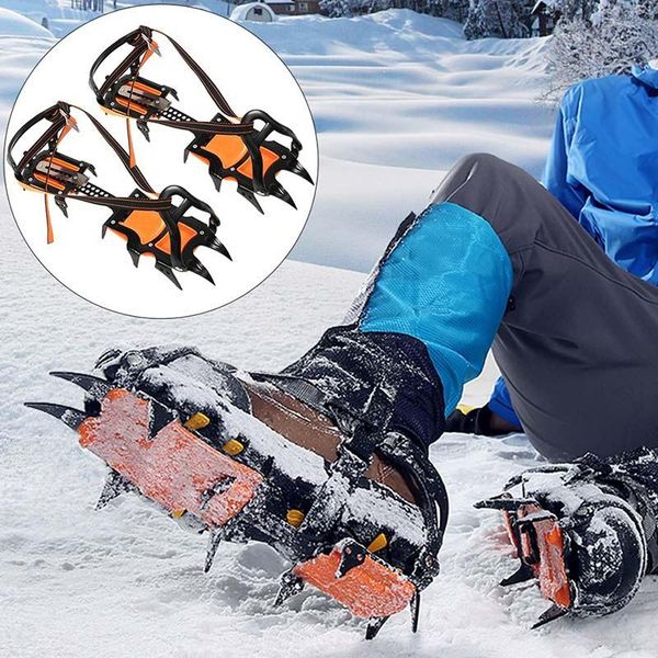 

cords, slings and webbing 10/12 tooth crampons snow mountain climbing shoe cover winter ski nail holding accessories