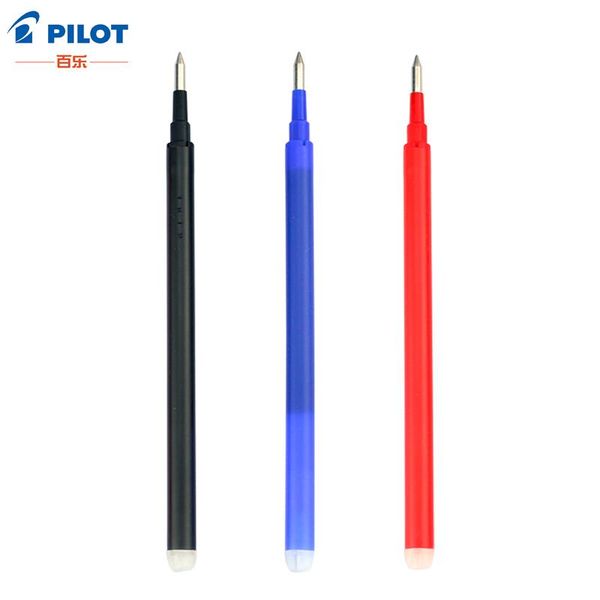 

refills 3pcs pilot bls-fr5 0.5mm for erasable lfb-20ef pens quality assurance office and school supplies, Black;red