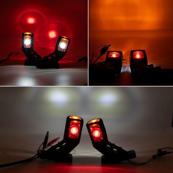 

emergency lights 2pcs side marker light replaces accessory stalk camper truck indicator