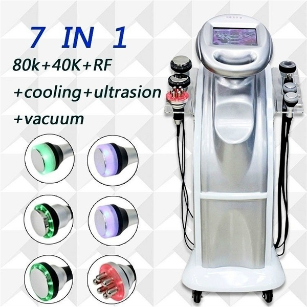 

2021 7 in 1 80k loss weight remove cellulite reduces ultrasonic vacuum cavitation rf radio frequency slimming cellulite beauty machine