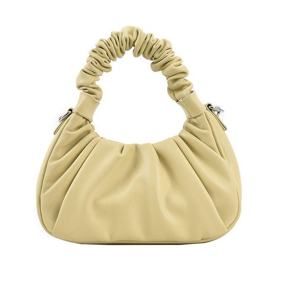 

evening bags ladies' sweet noble dinner bag korean style simple fashion shoulder women personality fold handbag pleated