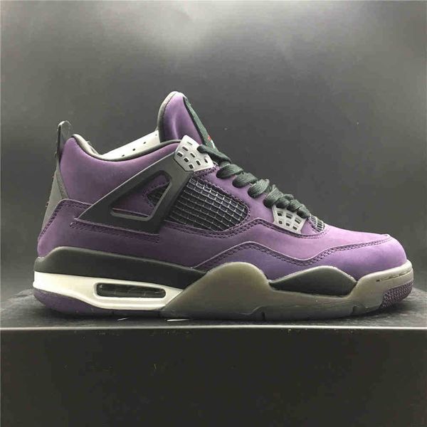 

jumpman 4 4s fashion shoe purple mens basketball shoes