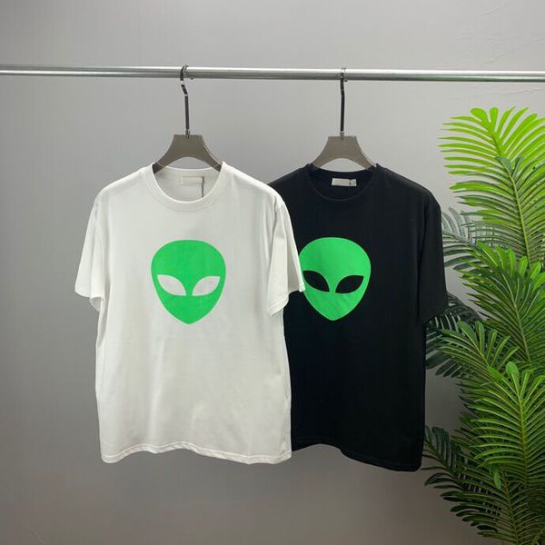 

2022ss spring/summer trend fashion short sleeve t-shirt jacquard women's men's clothing size: m~xxxl color: black and white g65463, Black;brown