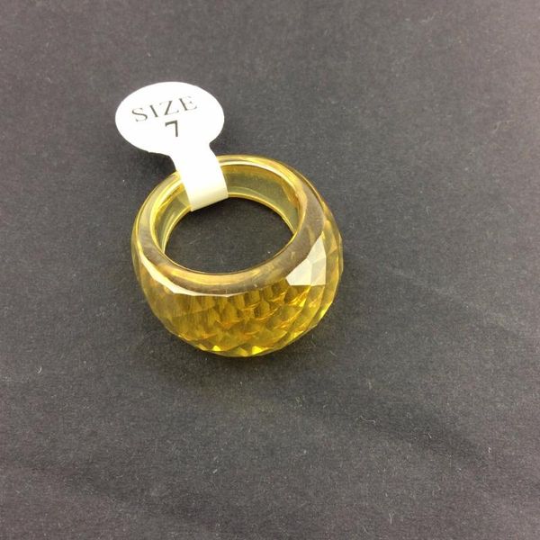 

fashion luxury jewelry cut crystal ring orange gold rings for woman cluster, Golden;silver