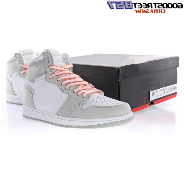 

shoes jumpman 1 1s high og seafoam basketball men women sea foam green casual sport sneakers cd0461-002
