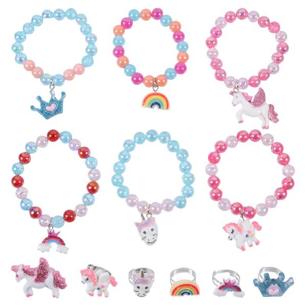 

sets 12 pcs cartoon wristlets sparkling hand chains beautiful jewelry party favor