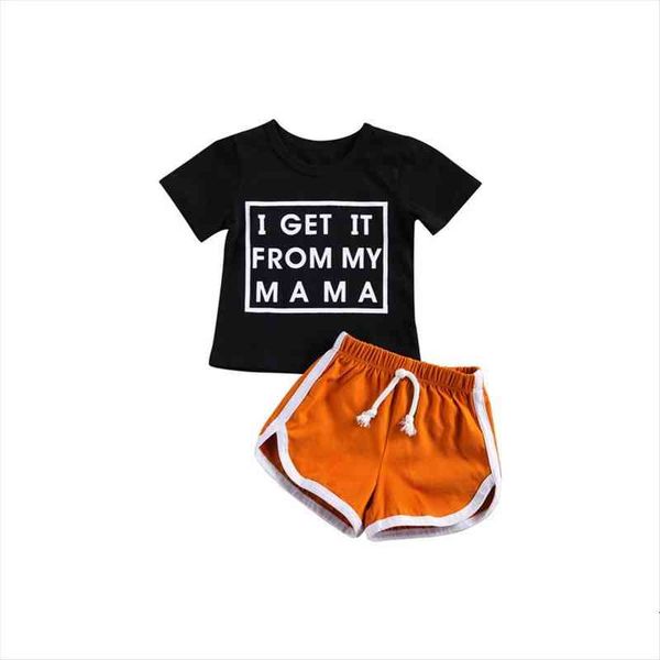 

fashion toddler baby kids girl clothes sets summer print short sleeve pullover t shirts shorts outfits set 2pcs, White