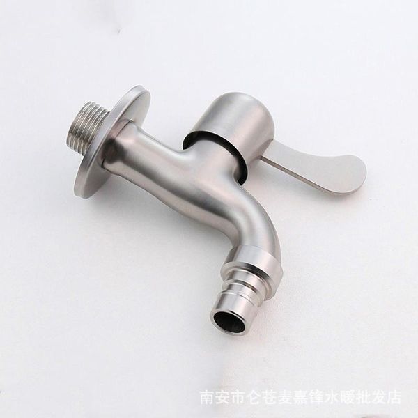 

stainless steel washing machine faucet household 4 points single cold quick open mop pool bathroom manufacturer wholesale kitchen faucets
