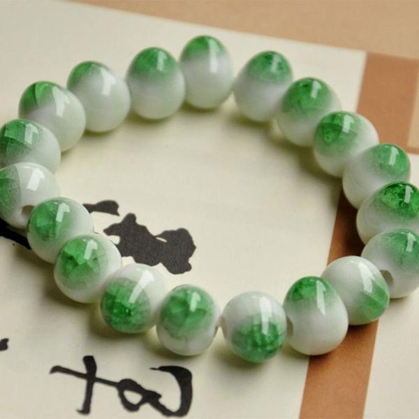 

charm bracelets creative national style bangle beaded bracelet hand-made porcelain ceramic jewelry gifts boho accessories wholesale, Golden;silver