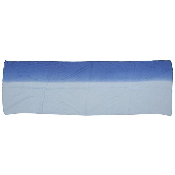 

scarves gradient color wrap ladies shawl silk chiffon scarf, Blue;gray