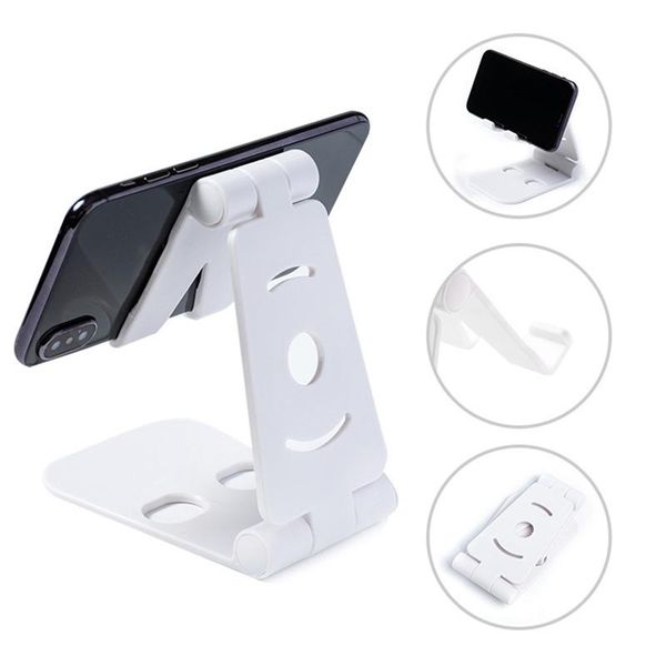 

creative deskphone holder double folding adjustable portable mobile tablet stand lazy arrival cell mounts & holders