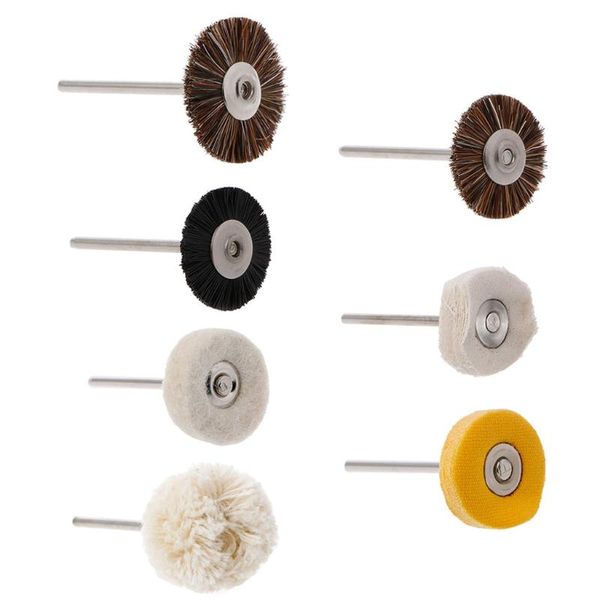 

nail brushes t-shaped polishing wheel buffing pad brush polish for dusting grinding, Yellow