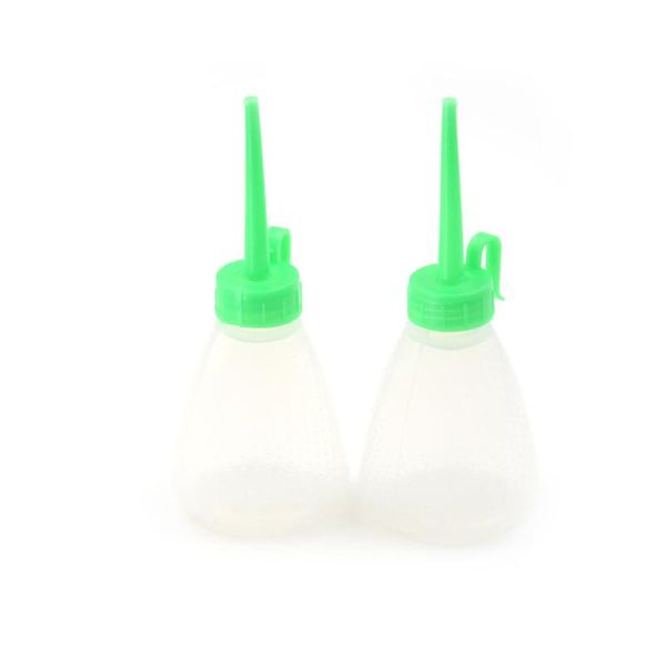 

storage bottles & jars 2pcs 50ml empty e liquid bottle needle dropper for juice, plastic oil