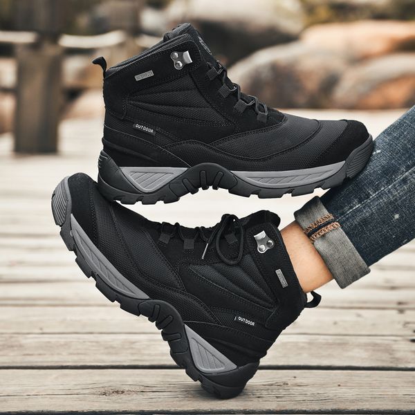 

cold sticky thick-soled mid-sports shoes casual shoes sports shoes mens breathable non-slip loafers air mesh wear-resistant