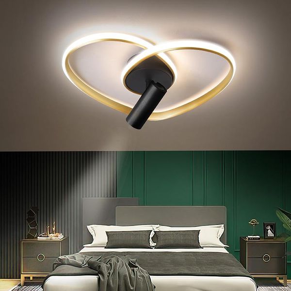 

chandeliers modern led for bedroom dining room kitchen minimalist round gold ceiling lamp home creativity lighting fixtures