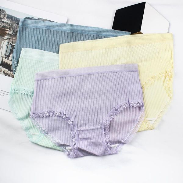 

women's panties women cotton lace seamless for female lingerie briefs sports underpants large girl's soft, Black;pink