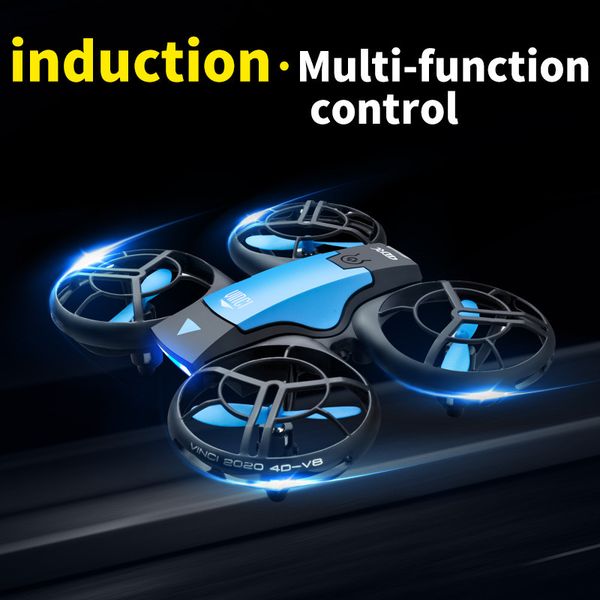 

v8 new mini drone 4k 1080p hd camera wifi fpv air pressure height maintain foldable quadcopter rc dron toy gift