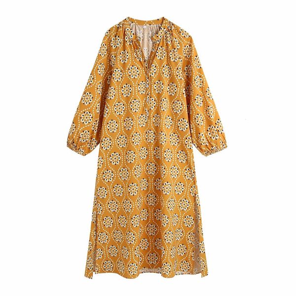 

luxury casual drsbb / 1333tp2021 women's fashion printing midi loose long sleeve drs, Black;gray