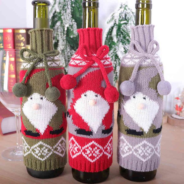

new japanese knitting garden goblin bottle set creative table decoration props