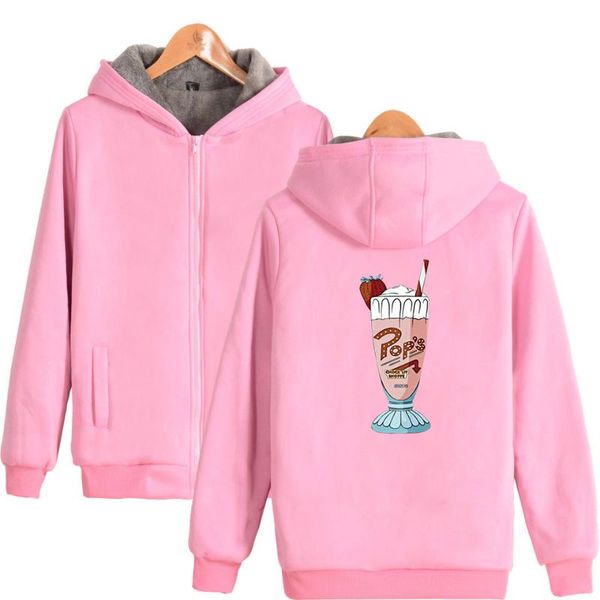 

men's hoodies & sweatshirts winter double zipper hooded sweaterriver valley townprinting jacketme and womenbreathable sports casual shi, Black