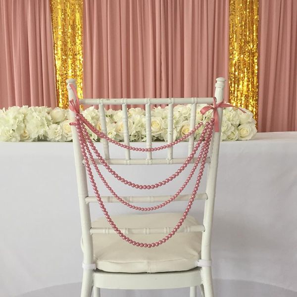 

piece imitation pearl bead garland for chiavari chair decoration sash cap sashes