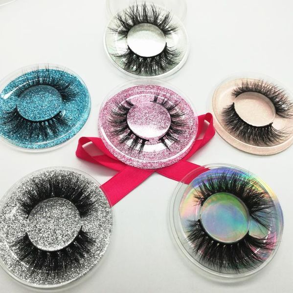 

box mink lashes natural long makeup false eyelashes full strip 1 pair 3d eyelash1
