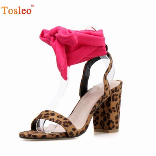

leopard sandals women 2021 high heel, Black