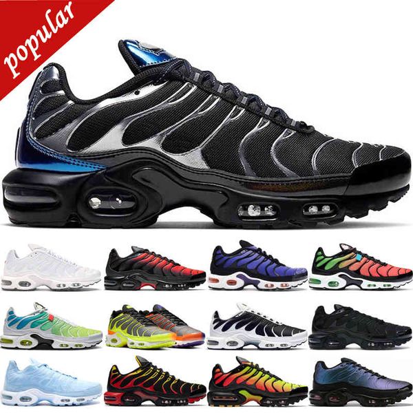 

36-45 mens tn plus running shoes se ultra white volt black hyper blue oreo purple sneakers outdoor sports trainers us 5.5-12