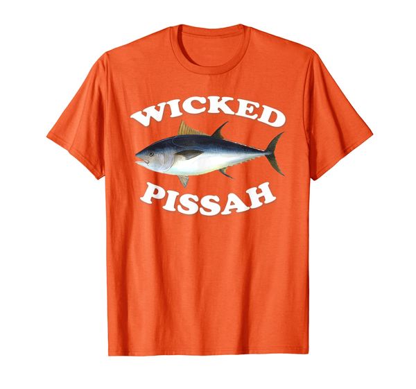 

wicked pissah bluefin tuna illustration fishing t-shirt, White;black