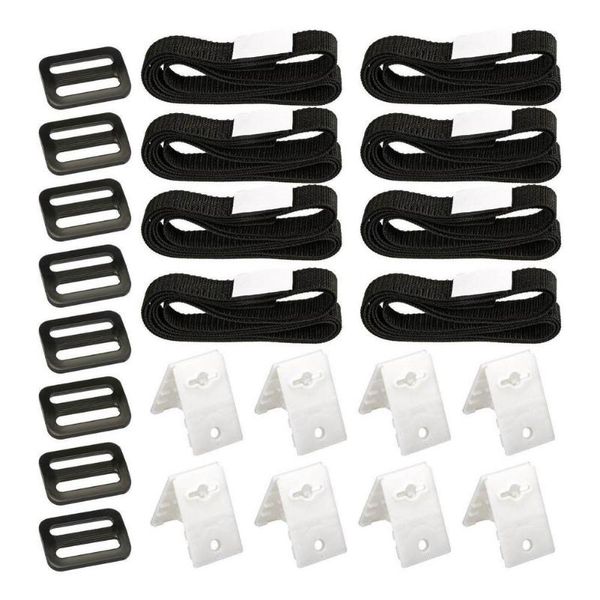 

pool & accessories 8sets cover roller attachment solar reel kit for in ground swimming blanket strap