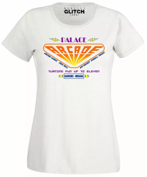 

palace arcade women's t-shirt - inspired by season 2, White;black