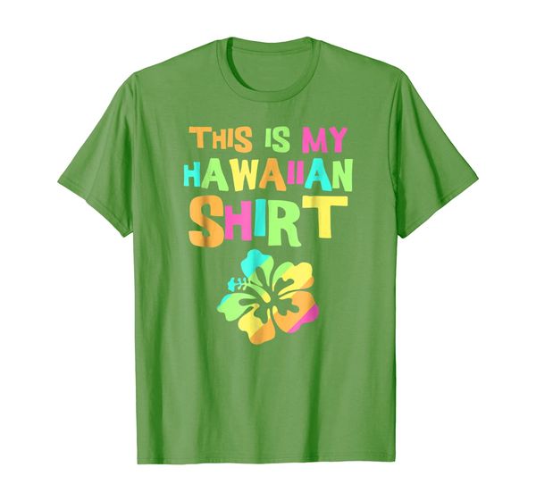 

this is my hawaiian shirt | tropical luau costume party wear, White;black