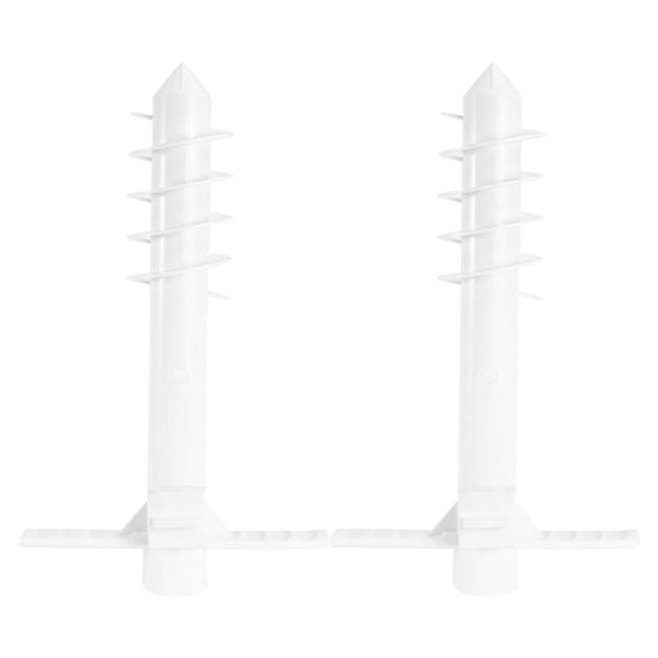 

outdoor pads 2pcs camping umbrella pedestal beach bases accessories (white)