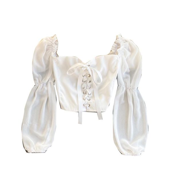 

women's blouses & shirts 2021 spring summer autumn women fashion casual lady beautiful nice woman female ol womens clothing, White