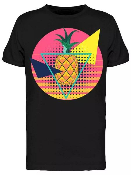 

Encircled Pineapple Triangles Tee Men's -Image by Shutterstock, White;black
