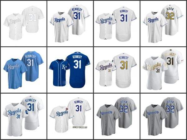 

kansas royals men 32 jesse hahn 31 ian kennedy women youthjersey, Black;red