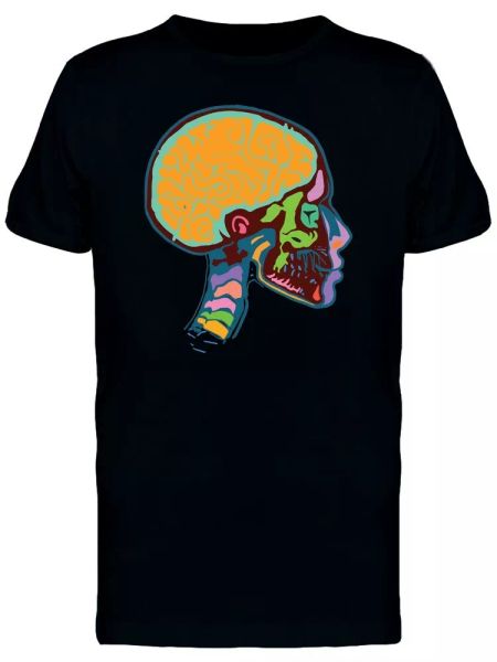 

Rainbow X-Ray Of Skull Men's Tee -Image by Shutterstock, White;black