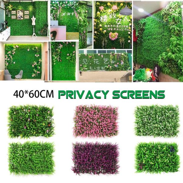 

decorative flowers & wreaths 40x60cm artificial green plant lawns carpet for home garden wall landscaping plastic lawn door shop backdrop im