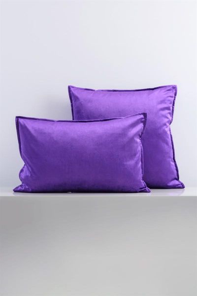 

cushion/decorative pillow purple solid velvet cushion covers 50x50cm 35x55cm soft decorative trendy pillowcase livingroom sofa throw home de