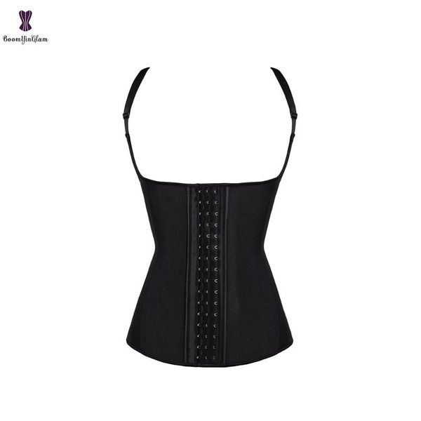 

women's shapers womens waist trainer corset vest weight loss breathable tank tummy control shapewear slimming body shaper, Black;white