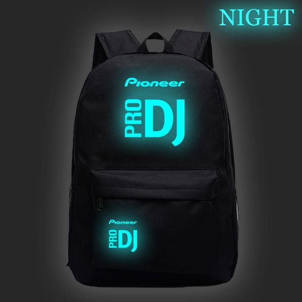

backpack pioneer pro dj luminous school rucksack men women boys girls bag fashion pattern lapmochila