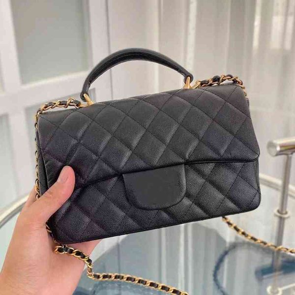 

2021 new lady's crossbody bag luxury designer quality multicolor shoulder mini handle leather chain purses