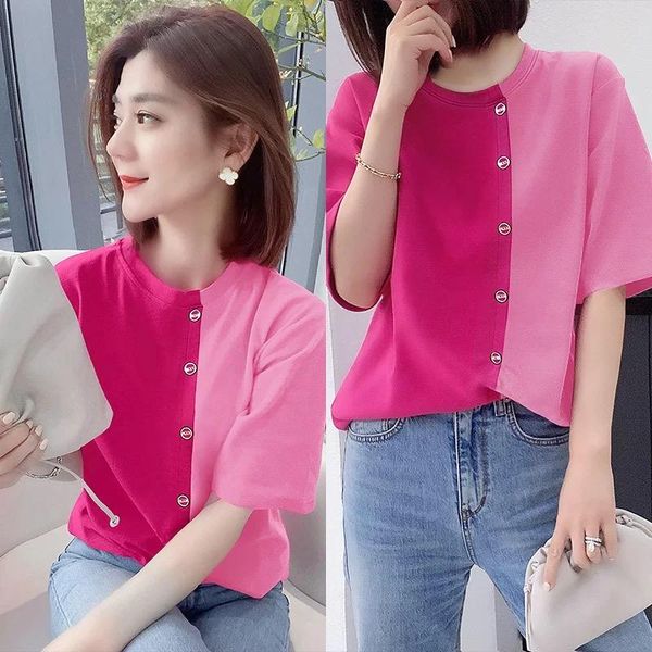 

women silver shirt fashion t-shirshirt tees short sleeve women's t-shirt, White