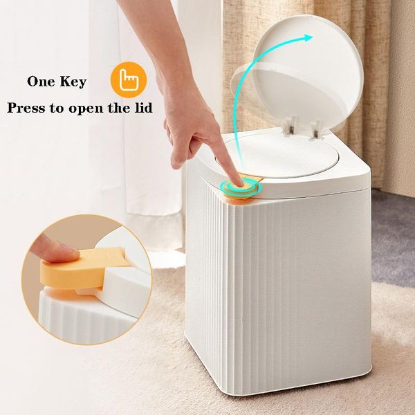 

waste bins creative press trash can household double-layer thickened deskwith lid bedroom