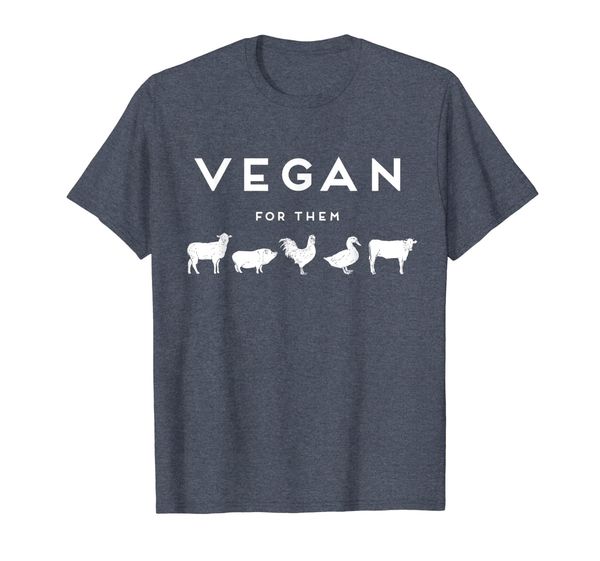 

vegan for them t-shirt, White;black