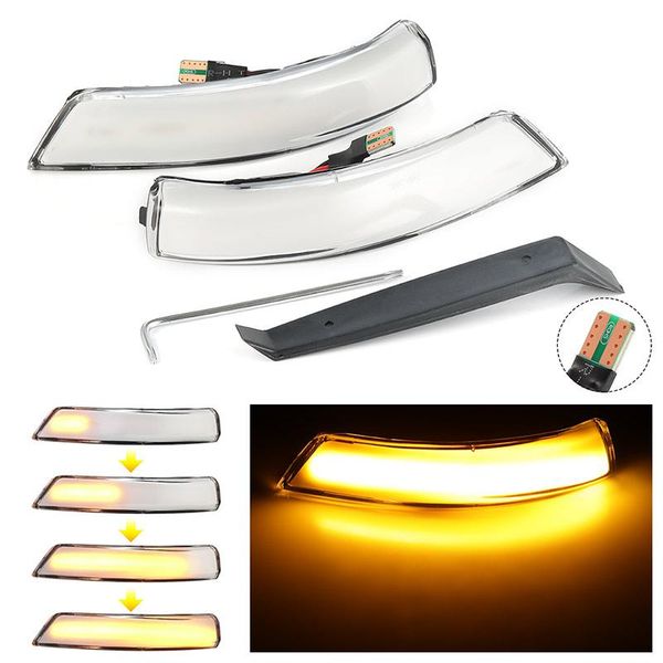 

emergency lights for dynamic turn signal light led side wing rearview mirror indicator blinker focus 2 3 mondeo