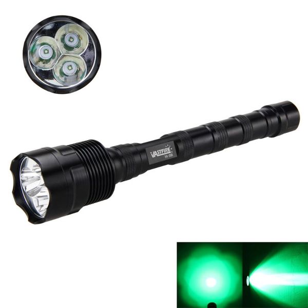

tactical 1200 lm 3 led lamp beads q5 green/red light hunting torch 18650 flashlights torches